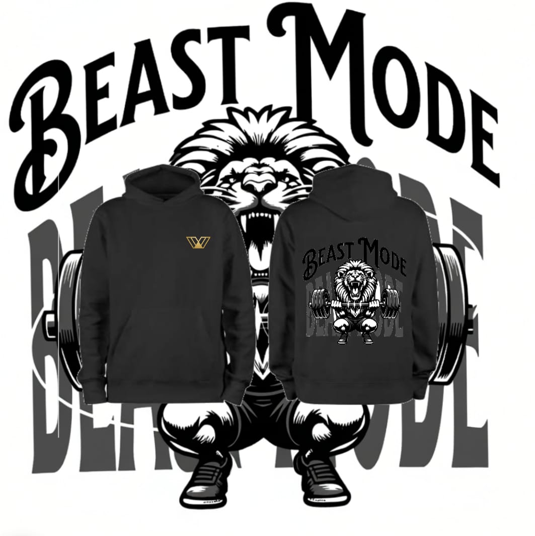 🦁 Beast Mode Hoodie – Unleash the Power Within